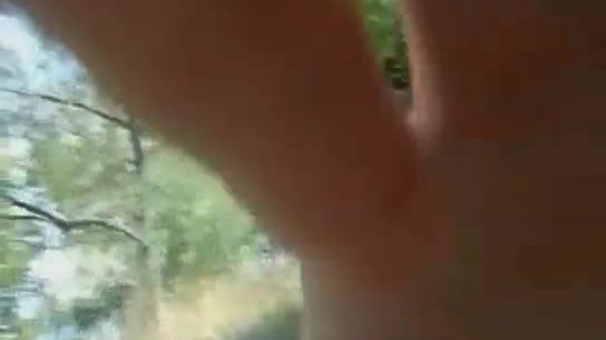 Fucking with my horny girlfriend outdoor
