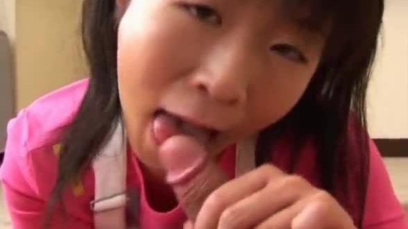 Japanese teens team up for blowjob uncensored